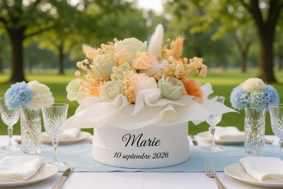bougie-fondant-bouquet-parfume-bapteme-communion