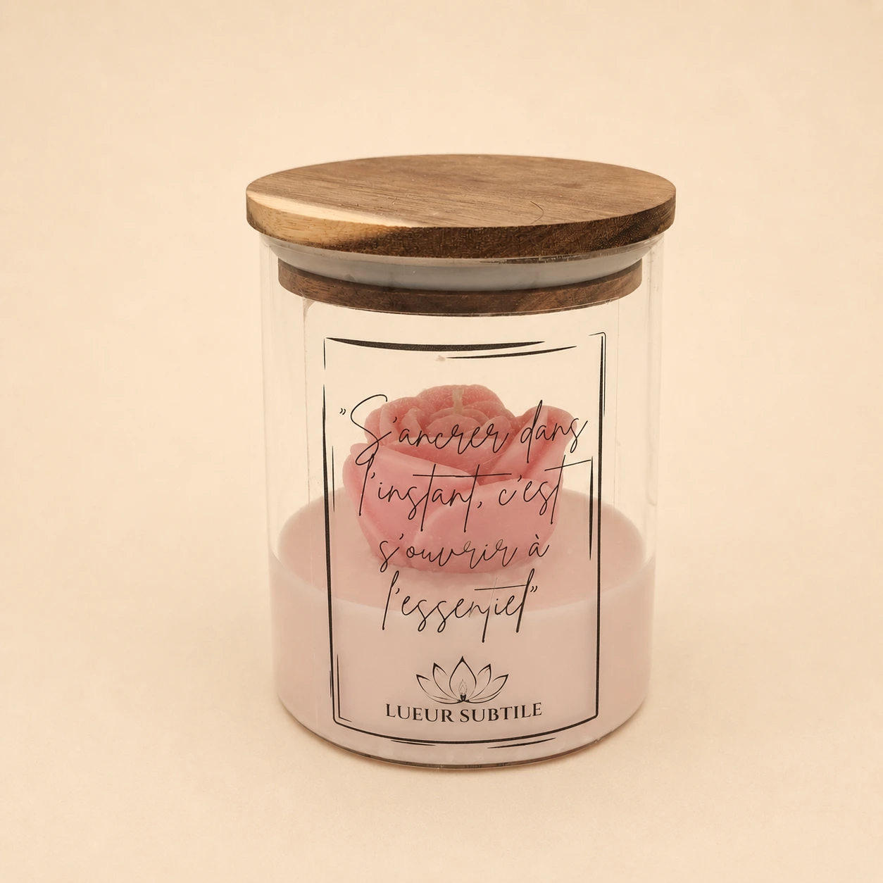 Bougie parfumée – S’ancrer dans l’instant, c’est s’ouvrir à l’essentiel