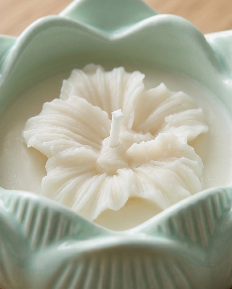 Bougie parfumée Monoï Vanillé – Bougie artisanale aux senteurs exotiques – Image 3