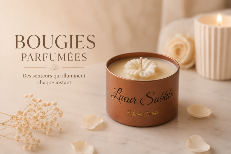 couverture bougie parfumée