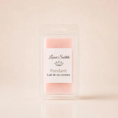 Fondant parfumé Lait de riz cerisier